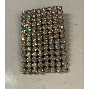 Vintage 3D Rhinestone Brooch W/ 104 Stones!